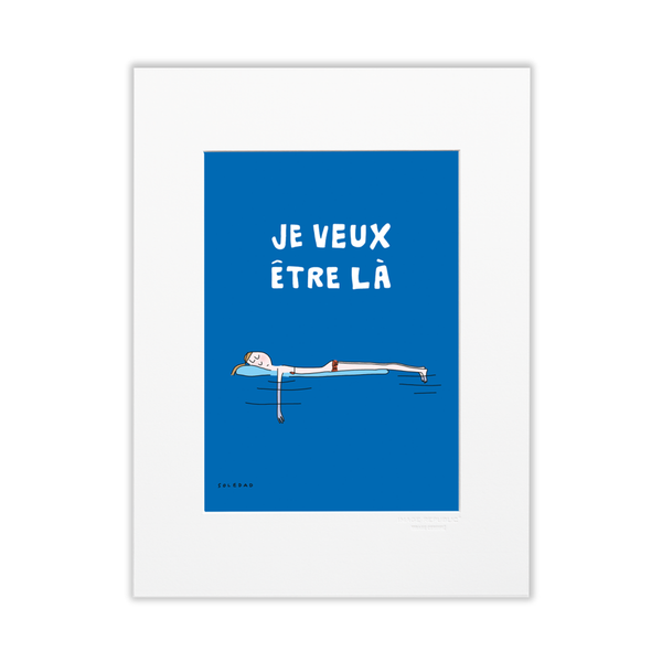 Poster Soledad I want to be there - 30 x 40 cm