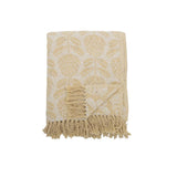 Plaid Pratello Jaune Coton Recyclé | Fleux | 4