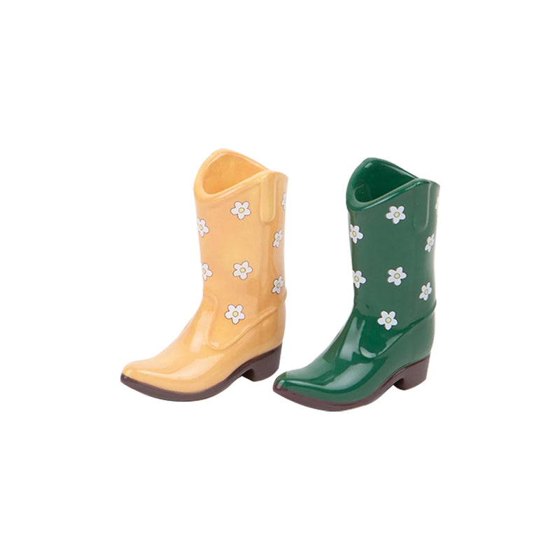 cowboy boot salt pepper shakers doiy fleux Fleux