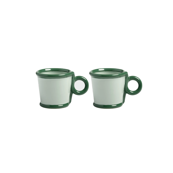 Lot de 2 Tasses Loop - Vert