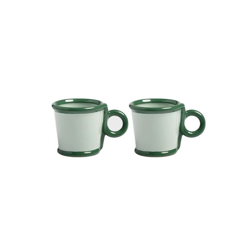 Lot de 2 Tasses Loop - Vert