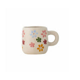 Tasse Millie Grès Blanc Fleuri | Fleux | 2
