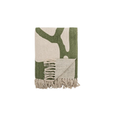 Plaid Dalmine Vert Coton recyclé | Fleux | 3