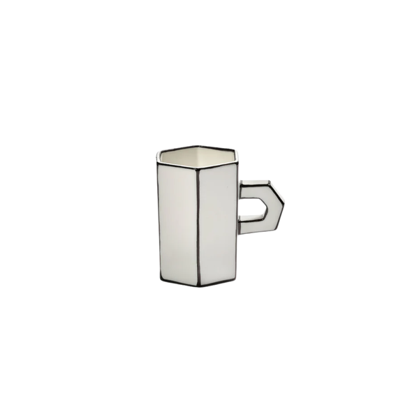 Tasse Double Espresso Black & White