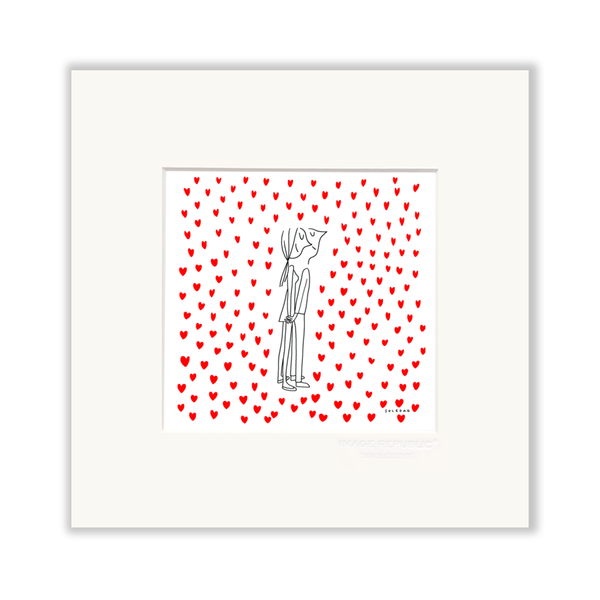 Poster Soledad Coeur 03 - 22 x 22 cm