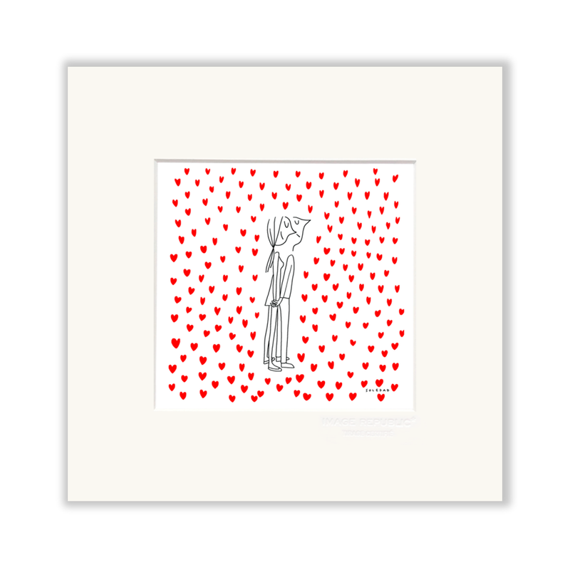 Affiche Soledad Coeur 03 - 22 x 22 cm