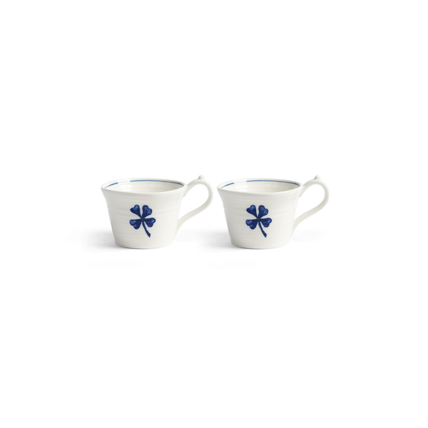 Lot de 2 mugs Anouk Trèfles - Large