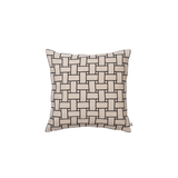 Coussin Lattice Rectangular - Off-White/Black 50 x 50 cm | Fleux | 2