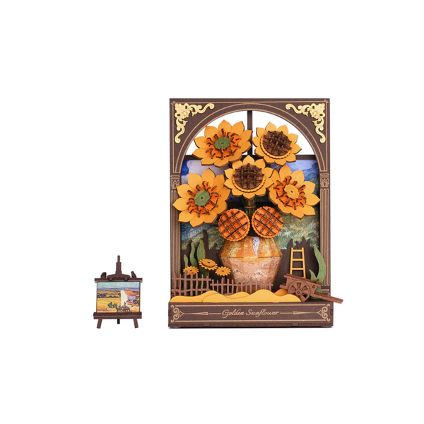 Puzzle 3D - Golden Sunflower