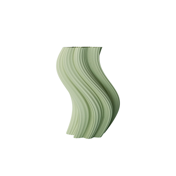 Vase 3d Printed "Heat Wave"
