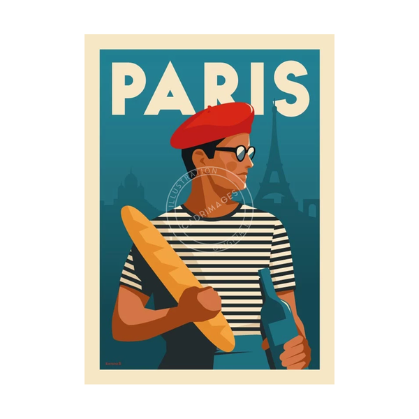 Affiche Paris - Le Parisien