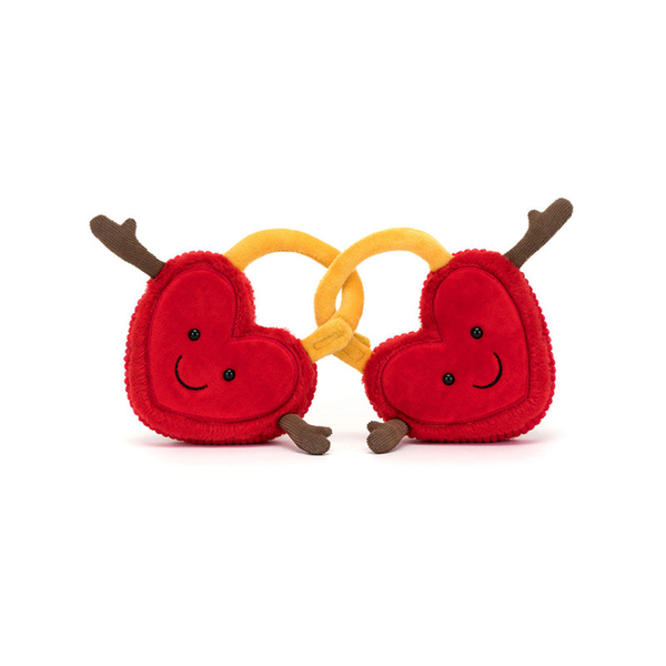 Peluche Amuseable Val & Tina Cadenas Coeurs