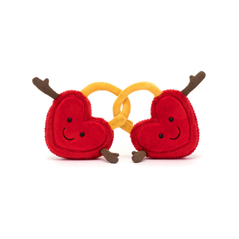 Peluche Amuseable Val & Tina Cadenas Coeurs