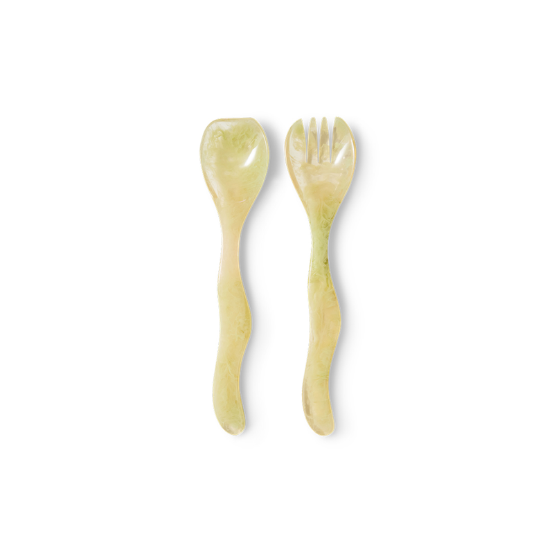 Set de 2 couverts à salade Mist Green