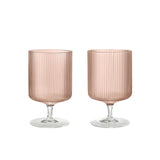 Set de 2 verres à vin Ripple - Blush | Fleux | 4