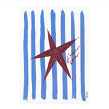 Affiche A3 J'adore La Mer - Étoile de Mer | Fleux | 2