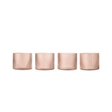 Set de 4 verres Bas Ripple - Blush | Fleux | 3