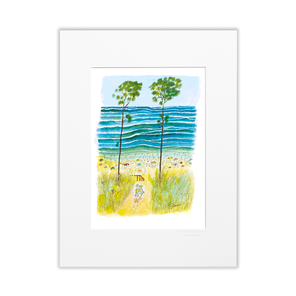 Sempé Ocean Couple Poster - 30 x 40 cm