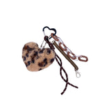 Bijou de Sac Porte-Clés - Coeur Léopard Brun | Fleux | 3
