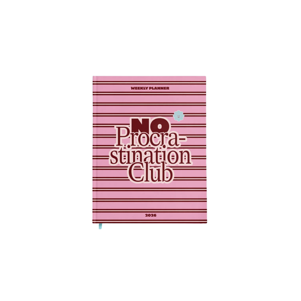 Weekly Planner 2026 - No procrastination club