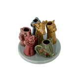 Vase Piero Multicolore en Grès | Fleux | 2