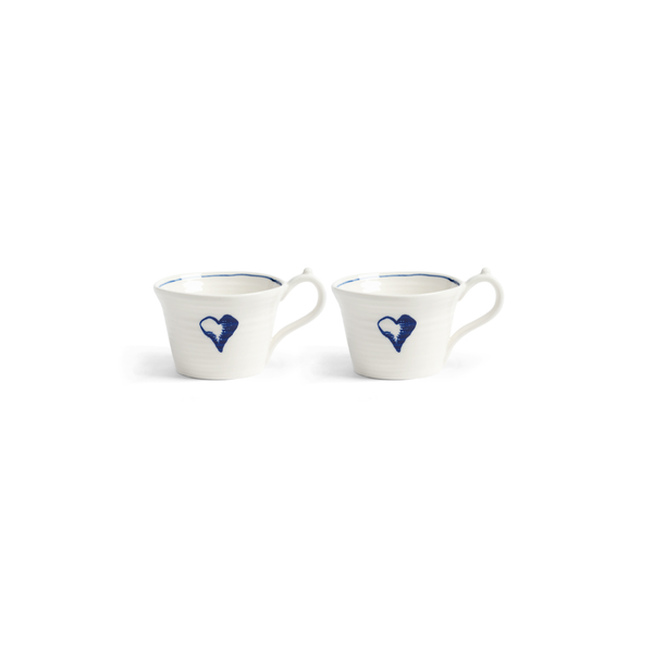 Lot de 2 mugs Anouk Cœurs - Large