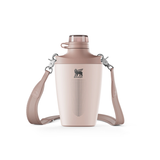 Cross Water Bottle - Rose Quartz