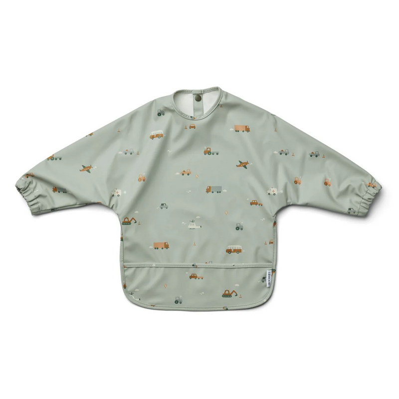 Merle Apron - Vehicles/Blue