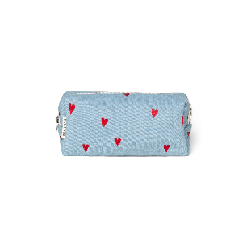 Pochette Denim Coeurs