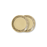 Set de 2 assiettes à dessert 70s ceramics - Vanilla | Fleux | 9