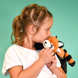 Peluche Podcoll - Panda Roux Magnétique 30cm | Fleux | 7