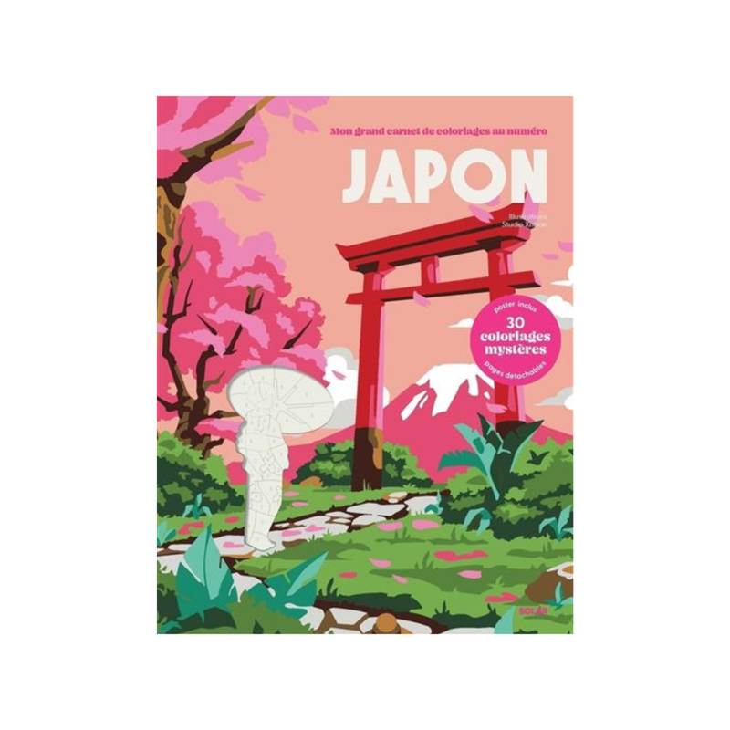 Carnet de coloriages au numéro - Japon
