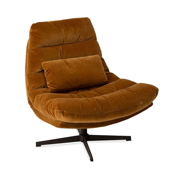 Fauteuil Wilmington - 84 x 93 x H88 cm - Camel