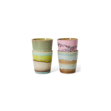 Set de 4 mugs Coffee 70s Pop Art | Fleux | 7