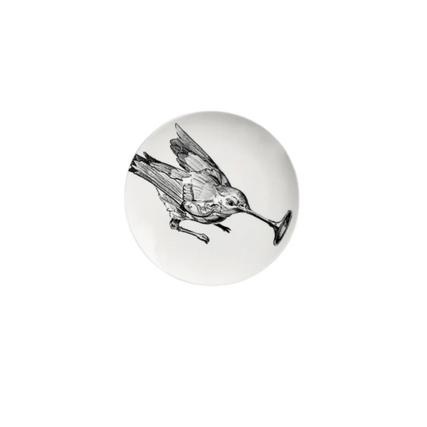 Assiette à pain - hummingbird unity blanc