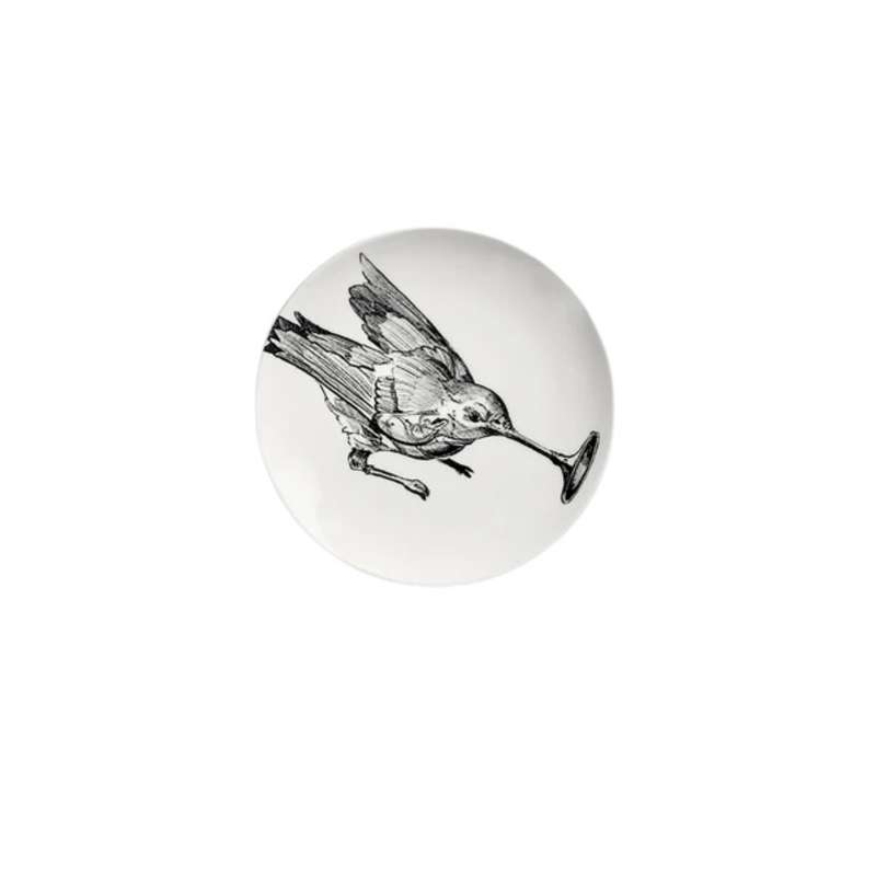 Assiette à pain - hummingbird unity blanc