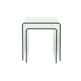 Table d'appoint Vetro Set de 2 - Transparent | Fleux | 10
