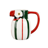 Vase Pichet Calao - Rouge & Vert | Fleux | 2
