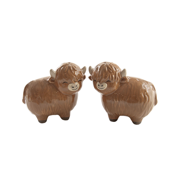 Salière & Poivrière Vache Highland