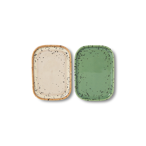 Lot de 2 Plateaux S 70s Crayon