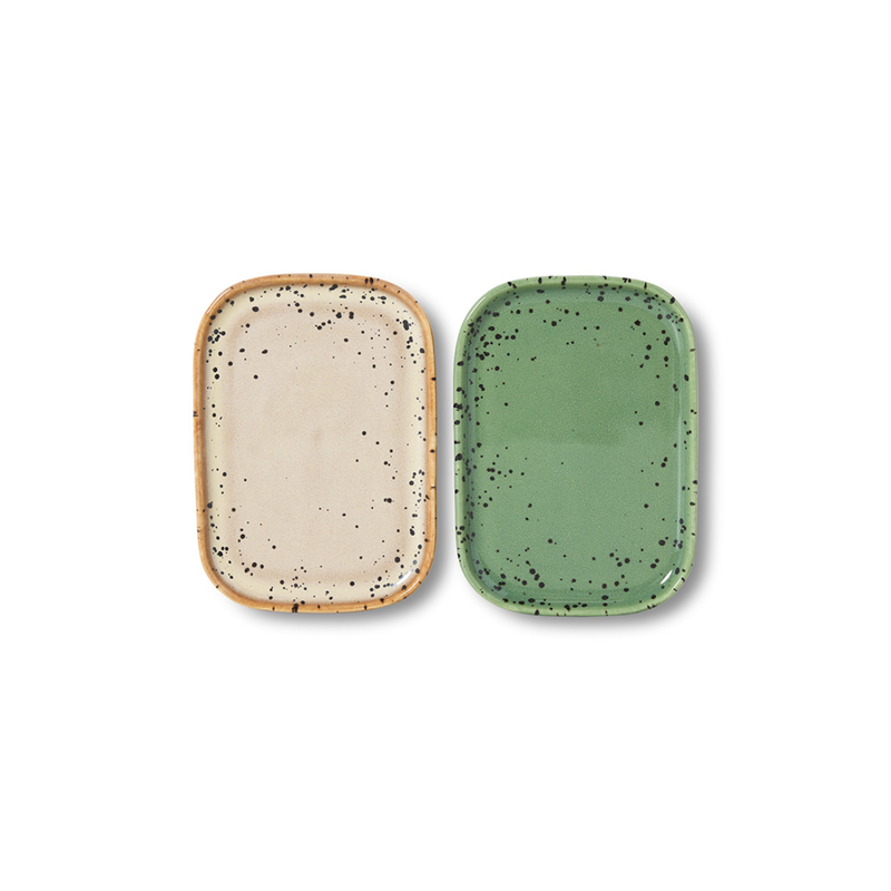 Lot de 2 Plateaux S 70s Crayon