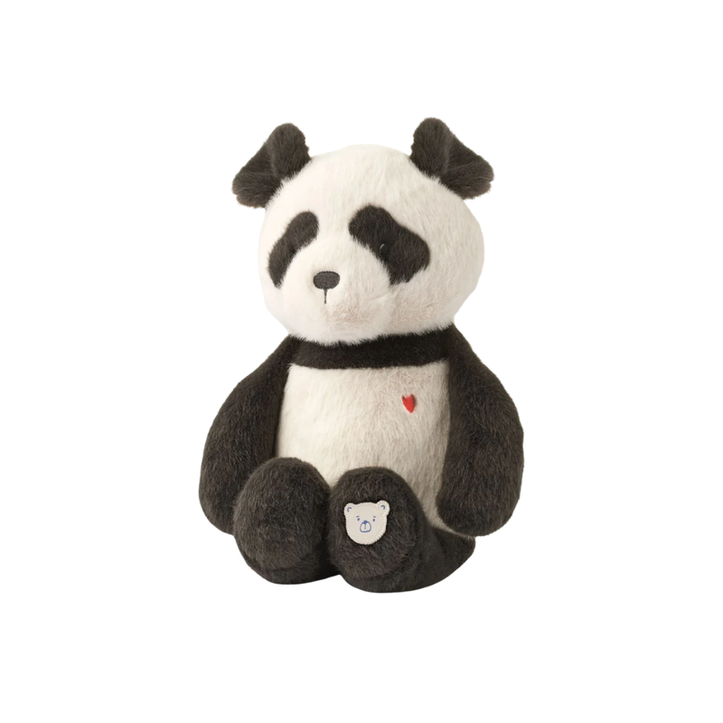 Peluche Berto Panda Sandy/Dark Grey