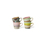 Set de 4 mugs Americano 70s Rococo | Fleux | 6