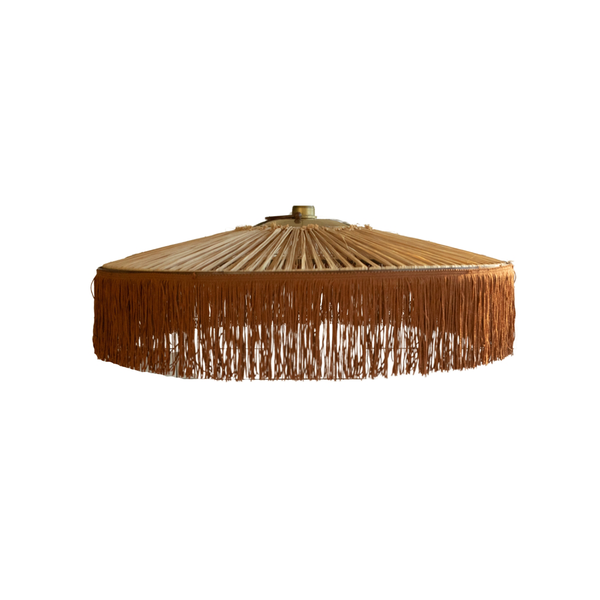 Fringes Parasol Pendant Light - Ø 70 cm - Brown