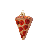 Ornement Verre Pizza Slice | Fleux | 4