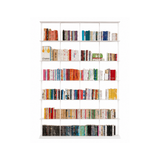 Bibliothèque Krossing L200 x H200 x P25 - Matt White | Fleux | 2