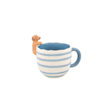 Mug peeking Sausage Dog | Fleux | 4