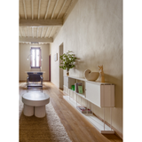 Bibliothèque Krossing L200 x H70 x P25 - Matt White | Fleux | 4