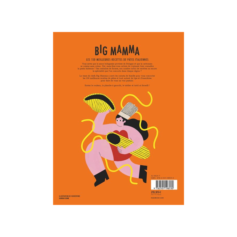 Livre Big Mamma - Les 150 meilleures recettes de pâtes italiennes