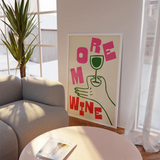 More Wine Poster | Fleux | 3